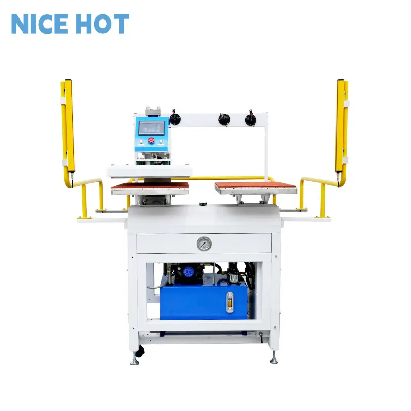

Fully Auto Professional Dual Station 40x60 Hydraulic Heat Press Machine Electric Flatbed Printer Double Station Design