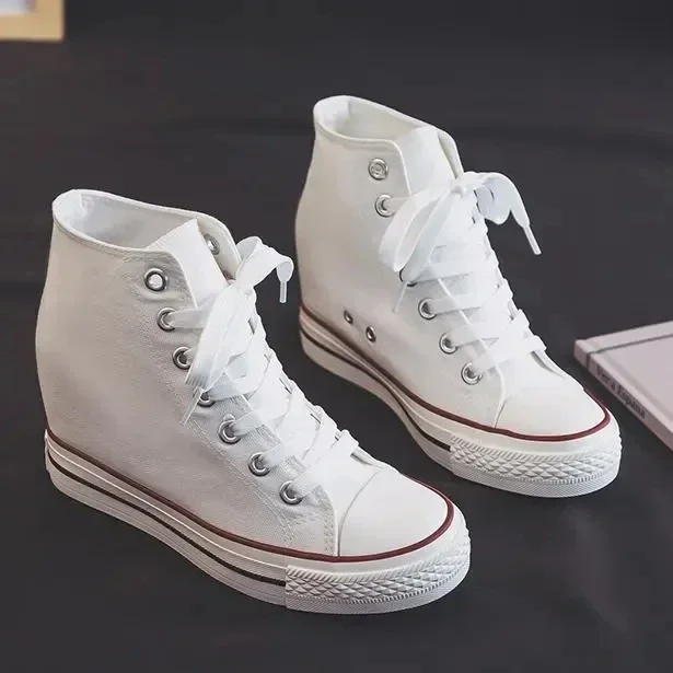High 8cm Platform Canvas Shoes - Wedge Espadrille Women recensie en prijs