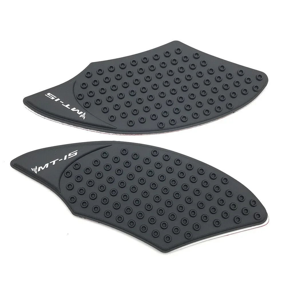 Fuel Tank Side Knee Anti Slip Silicone Pads -Enhance Grip Stability Style Riding for yamaha  mt 15 mt-15 2019-2021