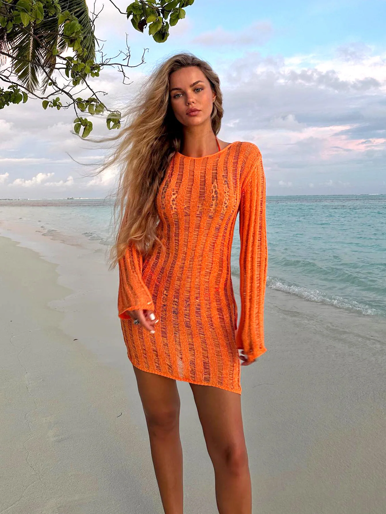 #46 Latest Long Sleeve Wrap Dress Offers