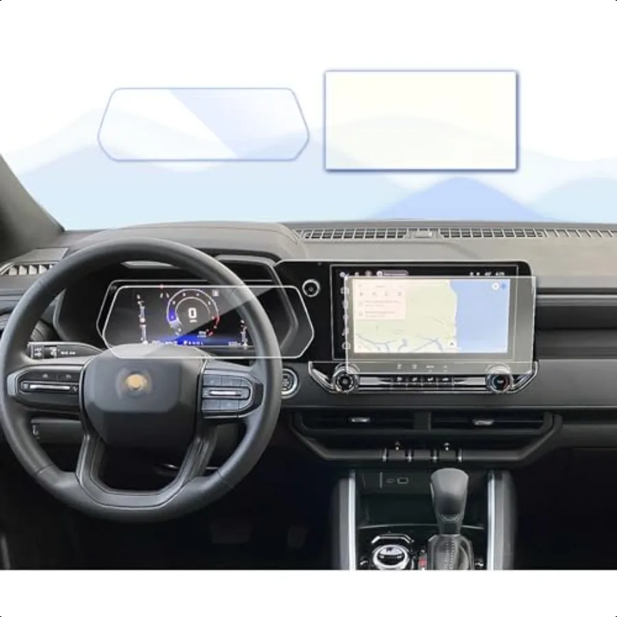 

2pcs Matte 2025 2024 Chevy Colorado Screen Protector for 2024 Chevy Colorado Accories 2023 2024 2025 Colorado WT LT Trail Dash