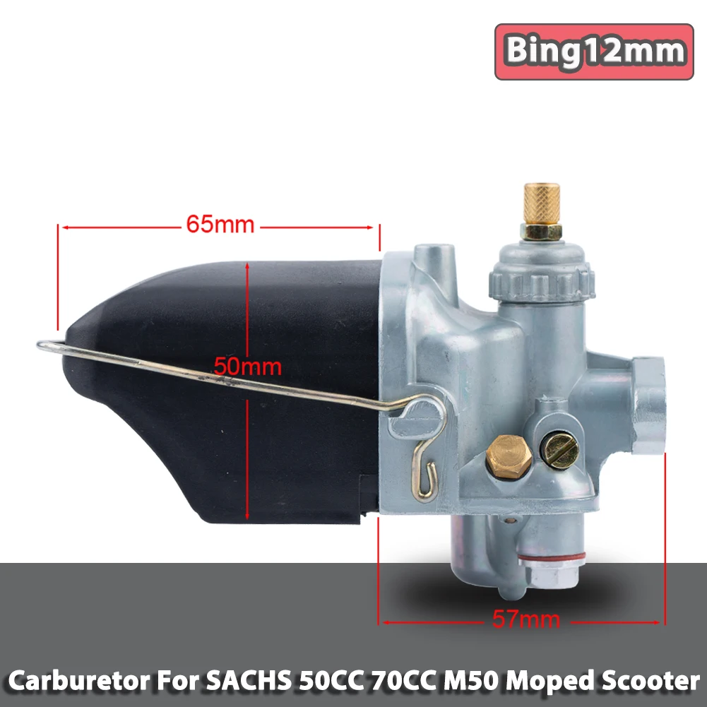 

Motorcycle 12mm Carburetor Carb for SACHS Bing Schieber Vergaser SSB BING12 bing CMG 1/12/239 50CC 70CC M50 Moped Scooter