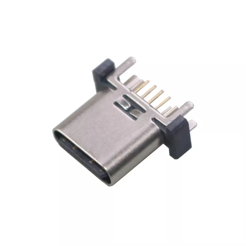 نوع C 16 دبوس أنثى لتقوم بها بنفسك إصلاح USB-C DIP نوع-C المقبس موصلات موصل أنثى جاك شحن ميناء مصلحة الارصاد الجوية SMT PCB لحام