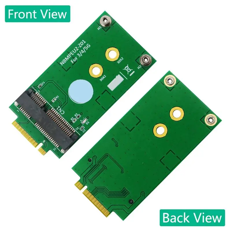 M51K-2X NGFF M.2 B Key Interface To Mini PCI-E MPCIE Wireless Adapter Card For 5G 4G 3G LTE GSM Module NO NANO SIM Card Slot