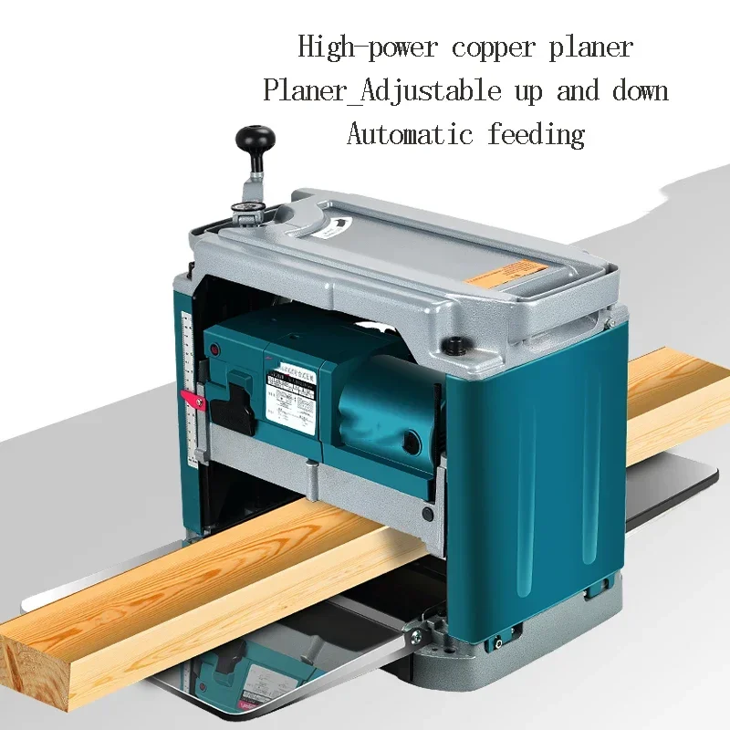 Upgrade The New Multifunctional Woodworking Power Tool Planer Single-Sided Desktop Planer Electromechanical Wood Planer