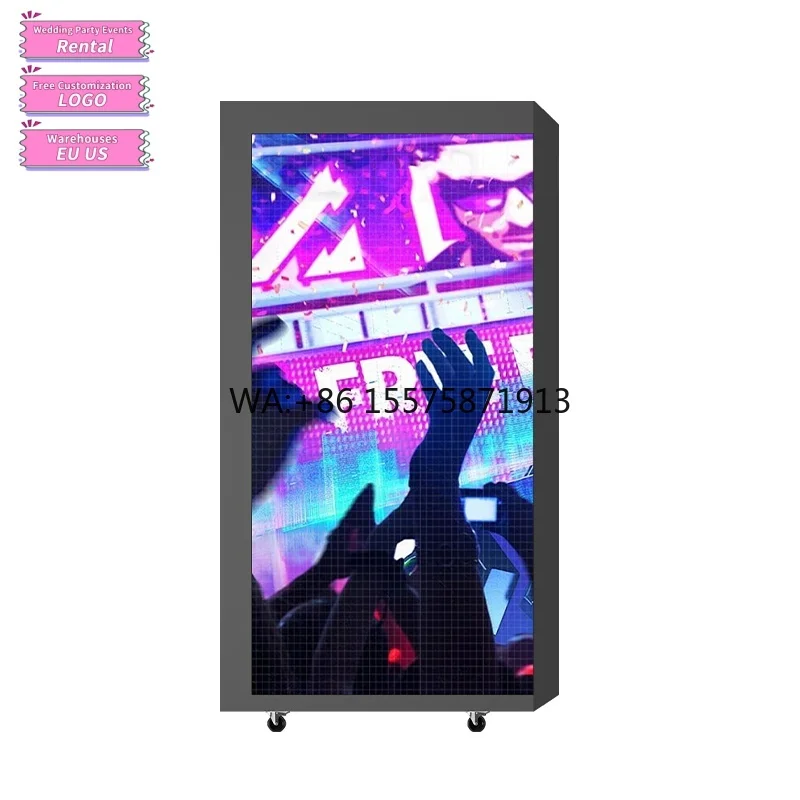 

Портативная подставка для DJ-будки со светодиодным дисплеем и кейсом для вечеринок в ночном клубе