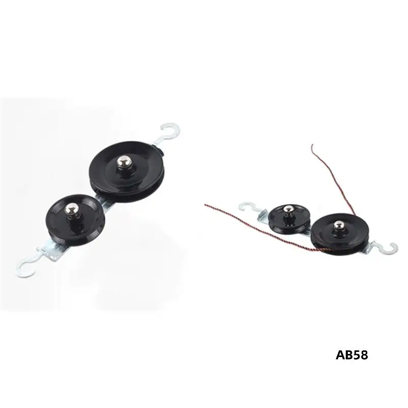 6X Spring Dynamometer Balance Physics Experiments Spring Balance Bar Hook Code Mechanics Of Machinery Pulley Block Set