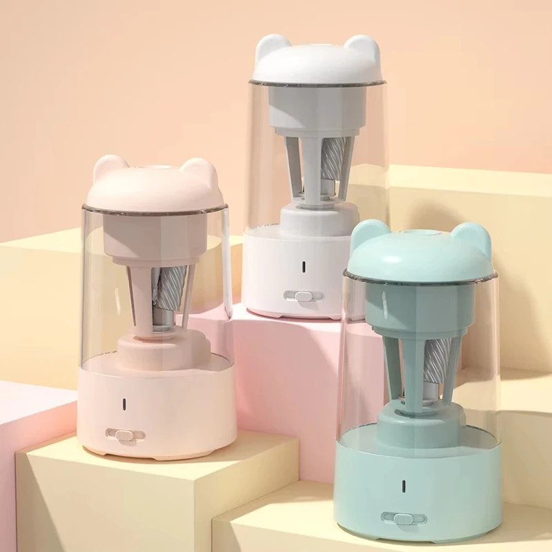 Automatic Electric Pencil Sharpener For Kids - Cartoon Design, Electric Rechargeable Pencil Sharpener