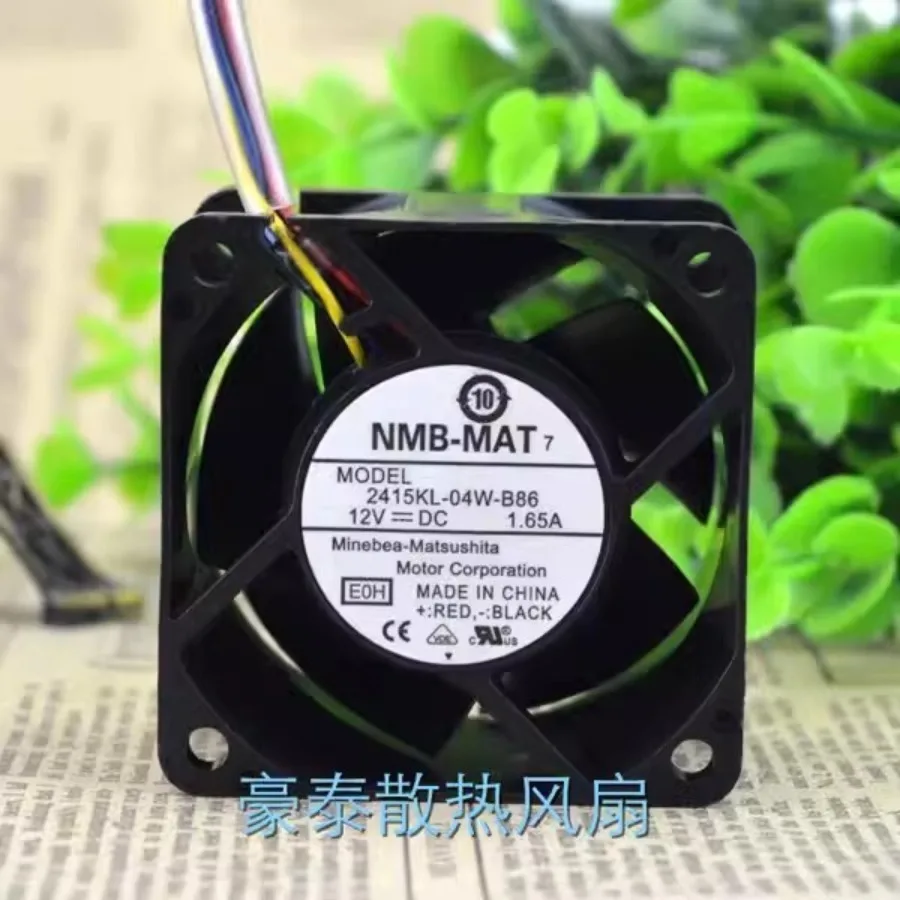 

For NMB 2415KL-04W-B86 6038 DC12V 1.65A 4-Wire PWM Dual Ball Cooling Fan