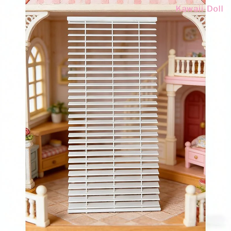 1Pcs 1/12 Dollhouse Miniature Mini Scene Window Decoration Shutter Model Ornament Doll House Accessories