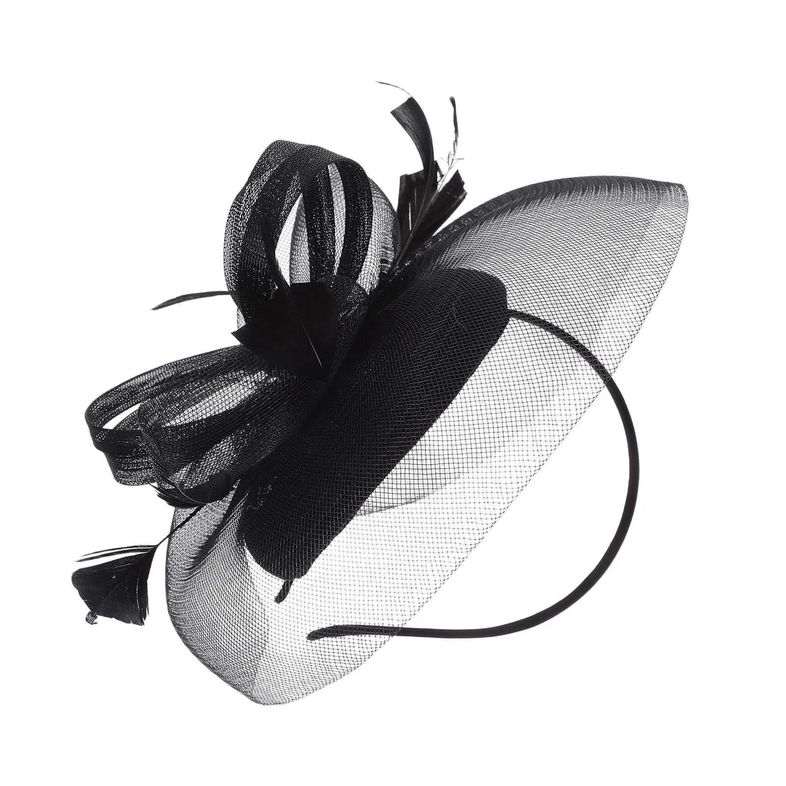 

Elegant Gauze Fascinator Headband Hat Women Wedding Banquet Tea Party Bridal Retro Lightweight Comfortable Mesh Design Party