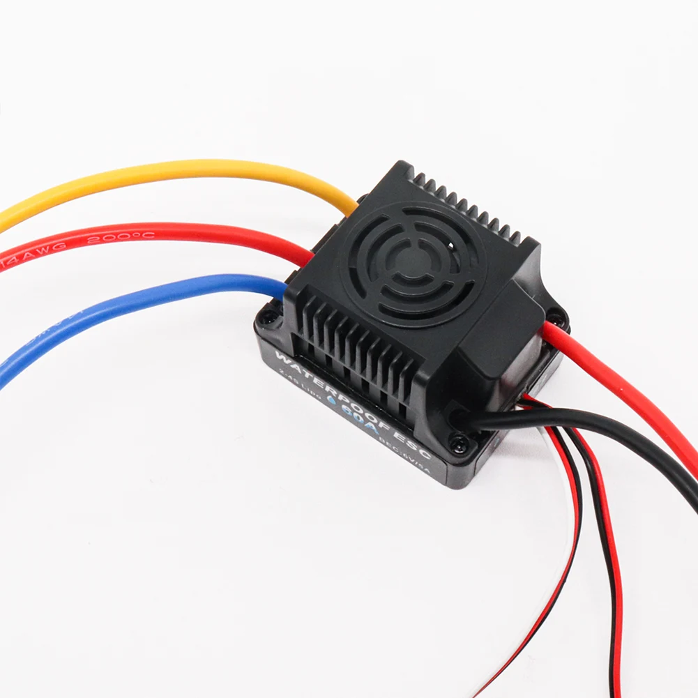 60A/80A Brushless ESC Protezione multipla Controller di velocità Brushless Parti di ricambio per 1/8 1/10 1:10 RC Fuoristrada