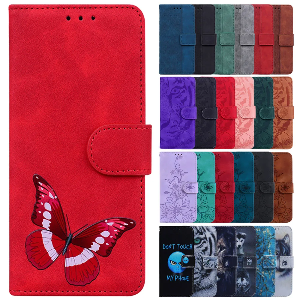 For Realme 13 Plus Case Solid Color Printed Leather Flip Phone Case for OPPO Realme 13+ Realme13 Plus RMX5002 Book Cover Fundas