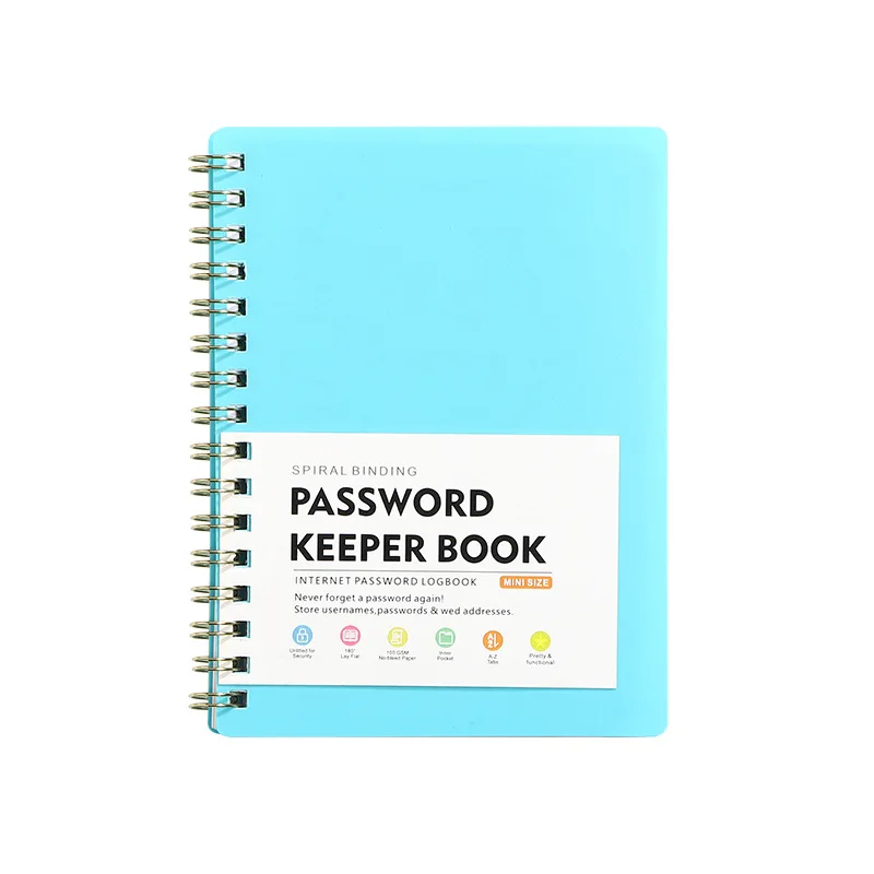 Password Book Mini Notebook Office Supplies Stationery Diary School Gift Campus Agenda A6 Small Pocket Size Organizer