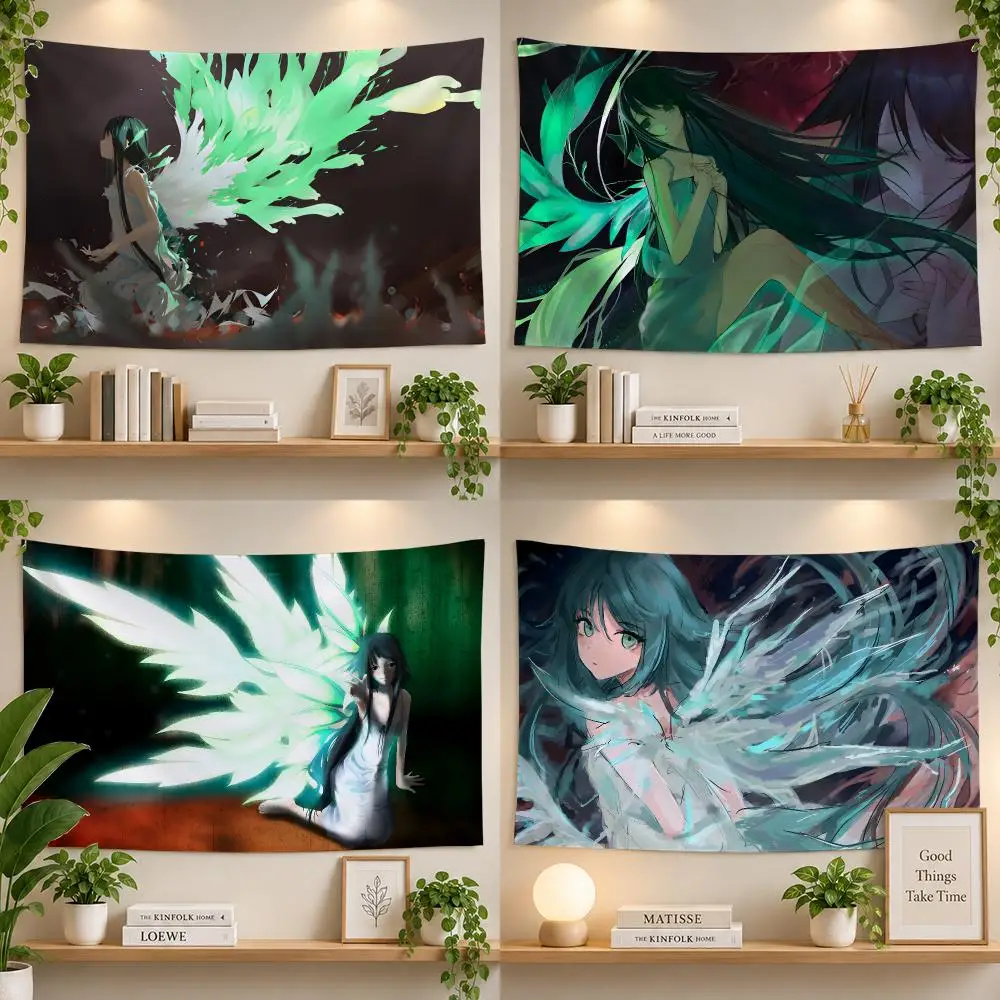 Game Saya No Uta Horror Visual Novel Flags Personalized Banner Flag Room Dorm Camping Picnic Garage Bar Outdoor Wall Decor