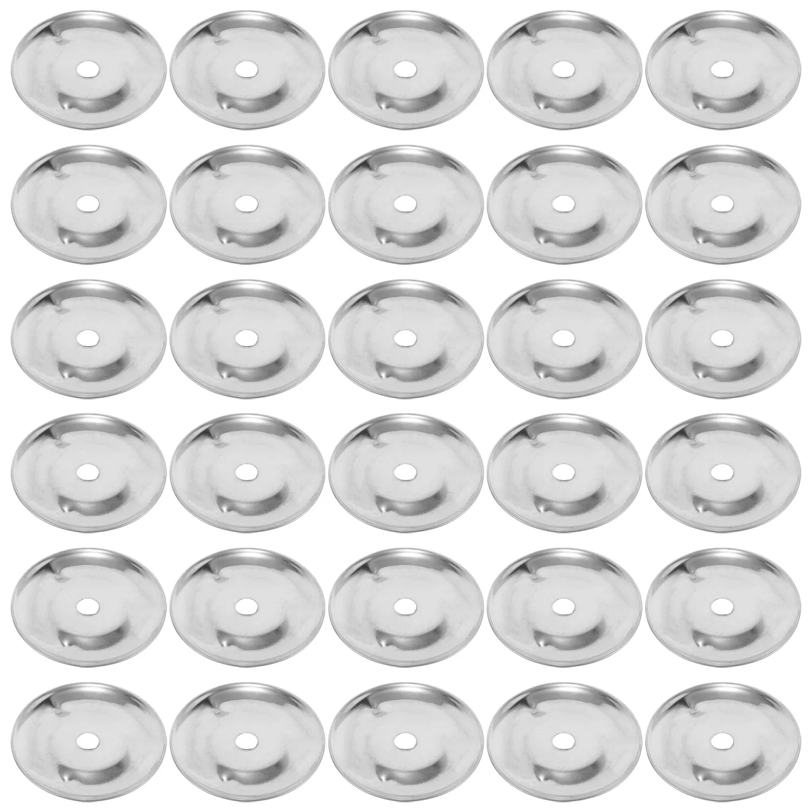 50Pcs Stainless Steel Tambourine Bells Versatile Use in Jazz Folk Drum Cymbal Tambourine Ring Percussion Ching