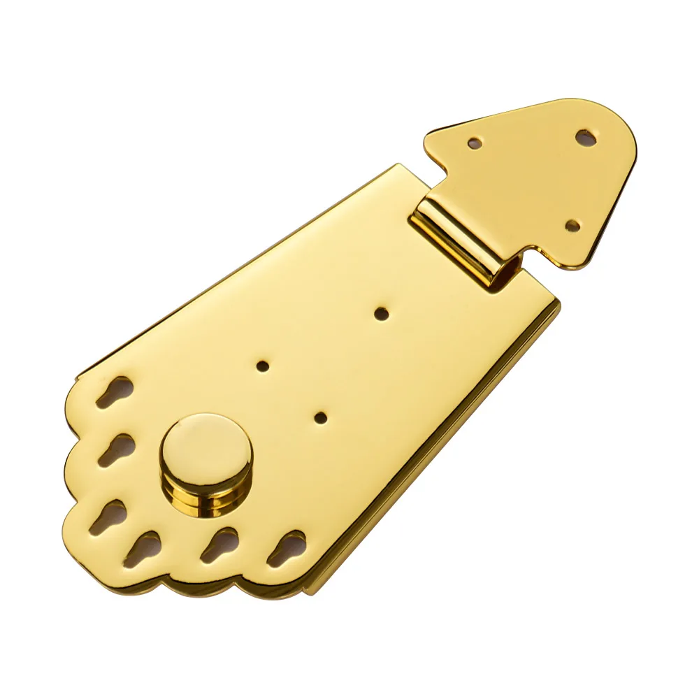 

6 String Guitar Metal Tailpiece Bridge with Screws for Jazz Electric Guitar Musical Instrument Parts Golden