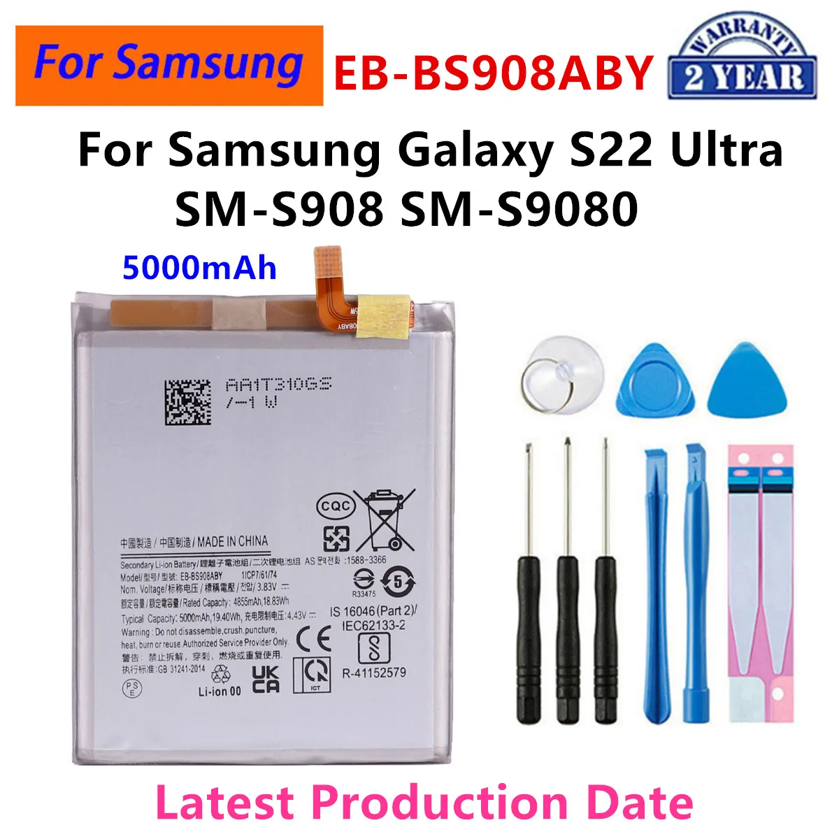EB-BS901ABY EB-BS937ABY EB-BS721ABY EB-BS948ABY Akku für Samsung Galaxy S22 S23 S24 S25 S26 Plus Ultra S24 FE S25 Edge