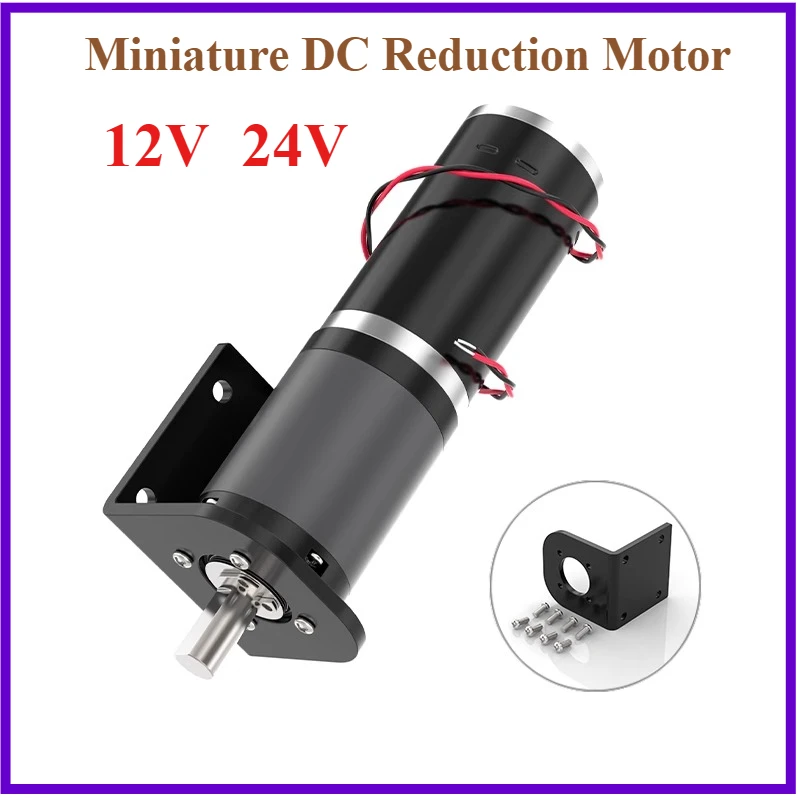 32GP-31ZY Miniature Planetary Metal Gear Reduction Motor 12V-24V High Power 11RPM-2160RPM Carbon Brush Adjustable Speed DC Motor