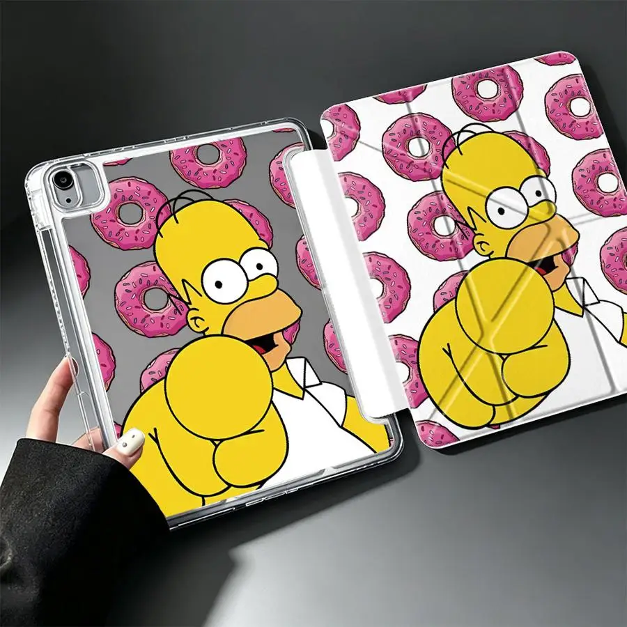 

The Simpsons With Pen Slot Cover Tablet Case For Samsung Galaxy Tab S8 S7 FE S10 Lite A11 A9 Plus S9 Plus A8