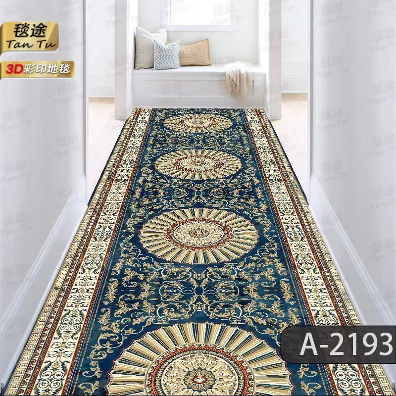 All Size Hallway Carpet Wedding Corridor Rug Stairs Carpet Home Floor Runners Rugs Hotel Entrance Aisle Floor Long Rug Bedroom