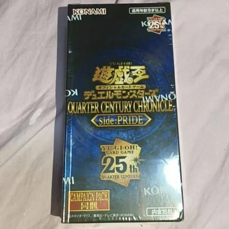 100% الأصلي يو غي أوه QCCP 25th الذكرى التجارة الداعم حزمة صندوق PTCG النسخة اليابانية تحصيل بطاقات عيد ميلاد اللعب هدية