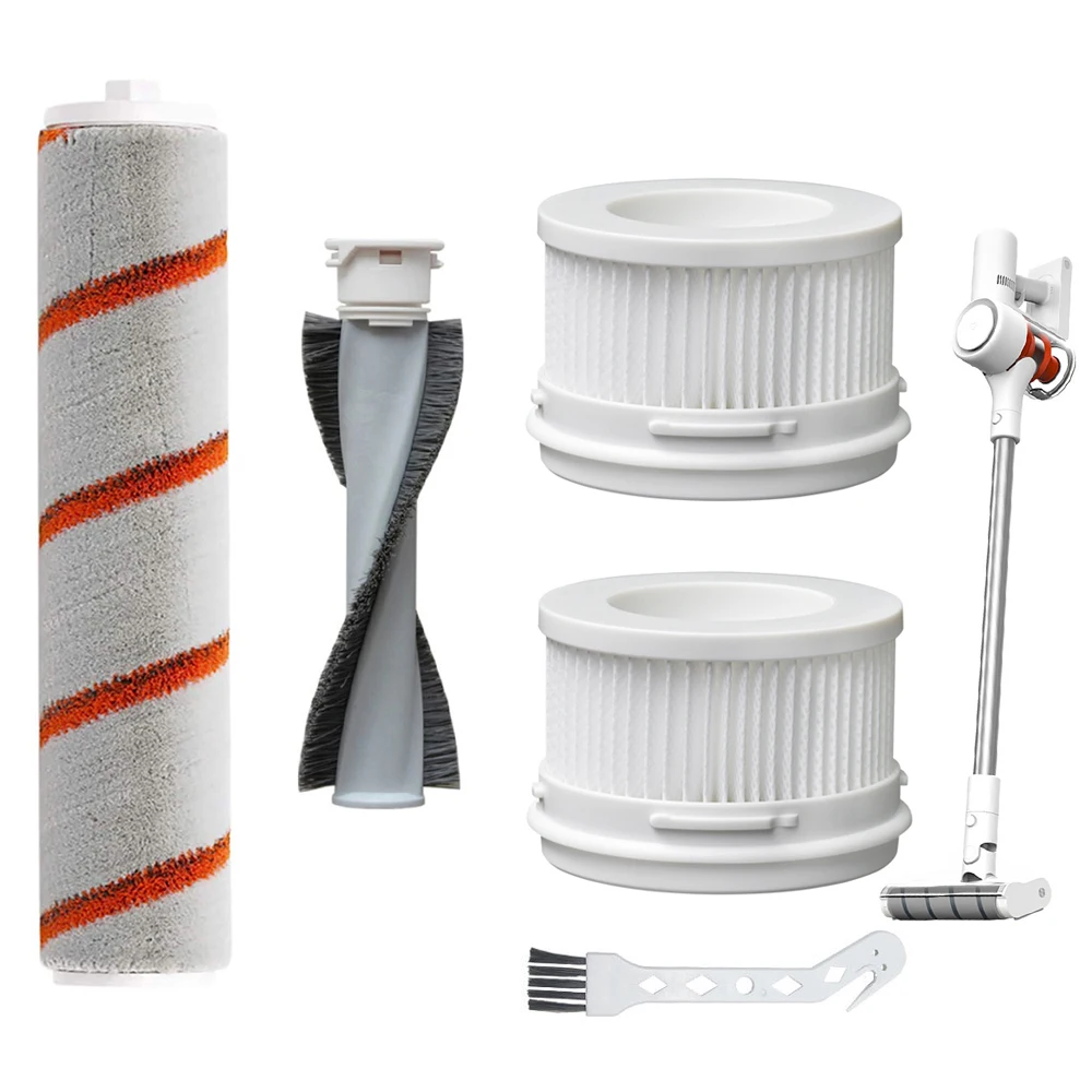 الأسطوانة فرشاة العث إزالة فرشاة ل شاومي Mijia 1C SCWXCQ02ZHM K10 يده مكنسة كهربائية الطابق فرشاة تصفية أجزاء