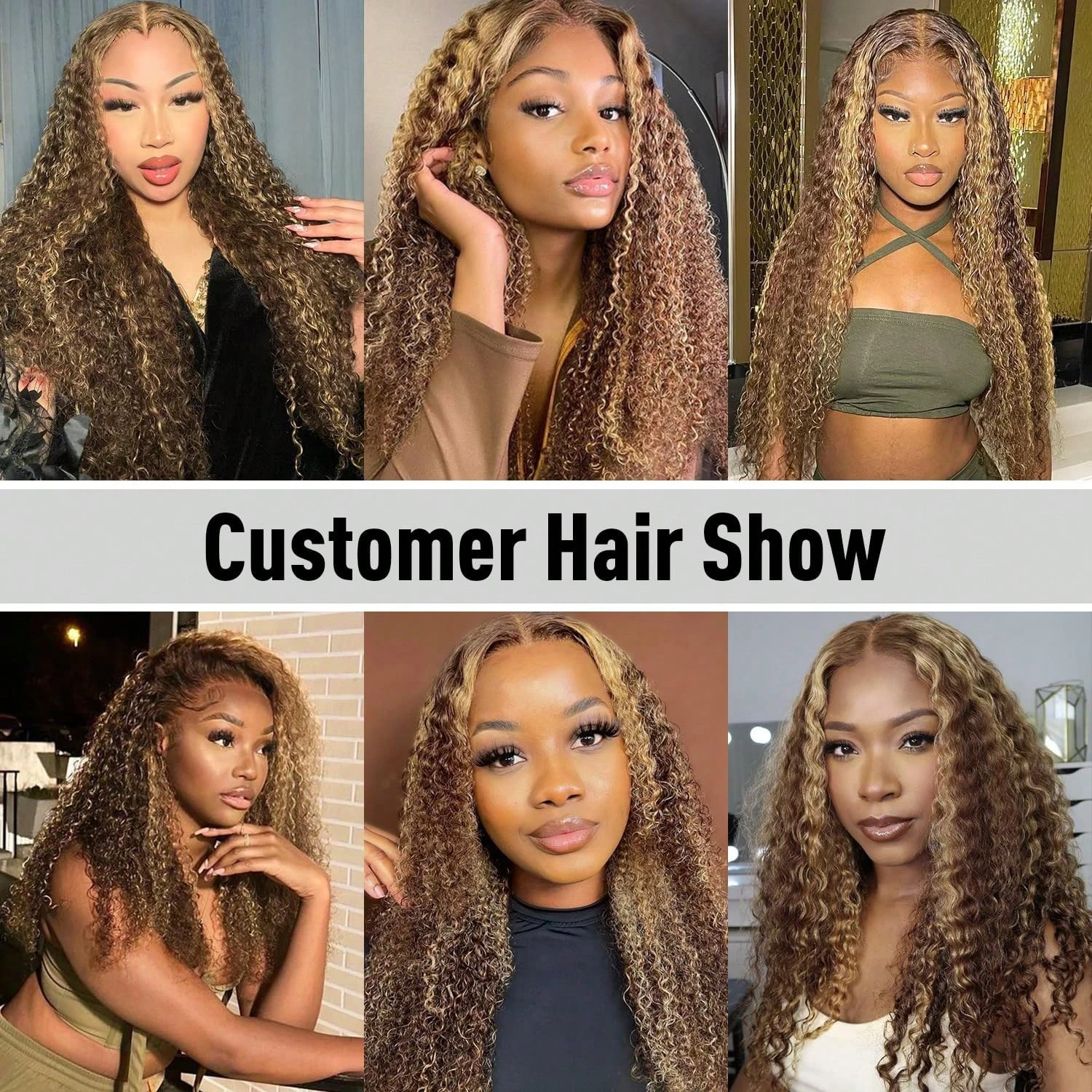 20 22 Inch Ombre Highlight Deep Wave Lace Front Wigs Human Hair 4/27 Colored Plucked 13x4 HD Transparent Lace Frontal Wig 180% Density image 7