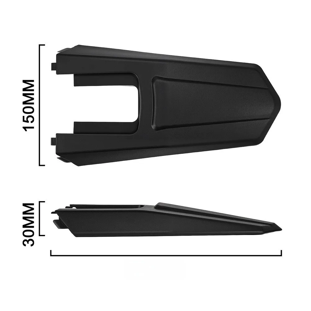 1Pc Wear-Resistant PP Rear Mudguard For Yozma IN 10 Electric Bike Off-Road Fender/ Panel Black 285x150mm