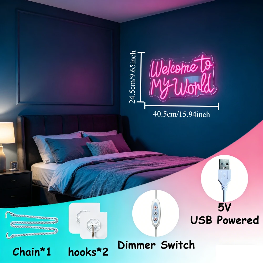 Benim Dünyama Hoş Geldiniz LED - Lighting World Decor incelemesi ve fiyatı