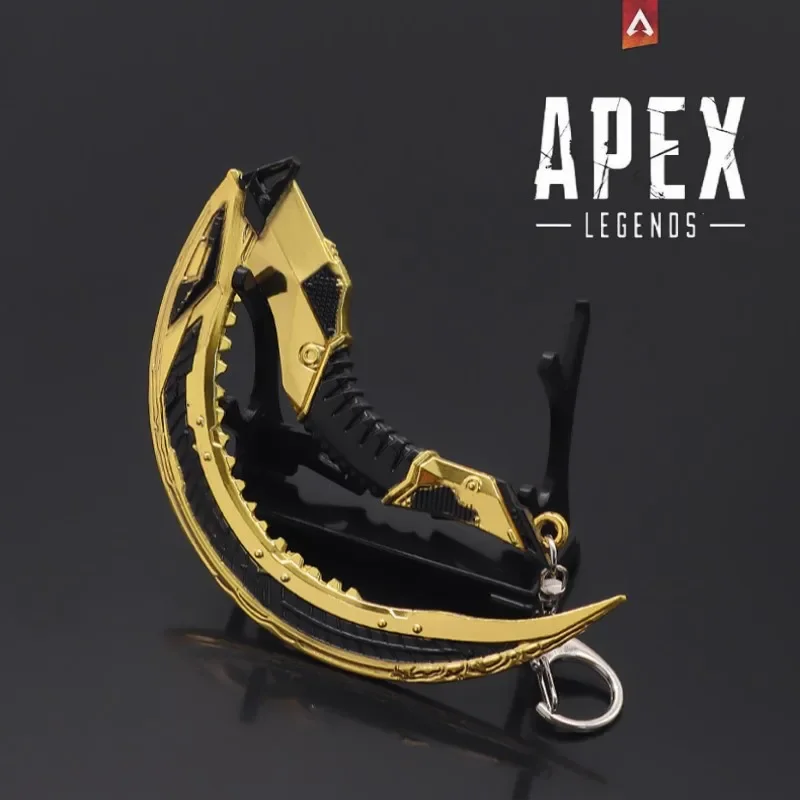 Apex Legendes Heirloom Ziener Vuist Sikkel 12Cm Octane Valkyrie Spel Sleutelhanger Wapenmes Katana Collectie Desktop Display Speelgoed