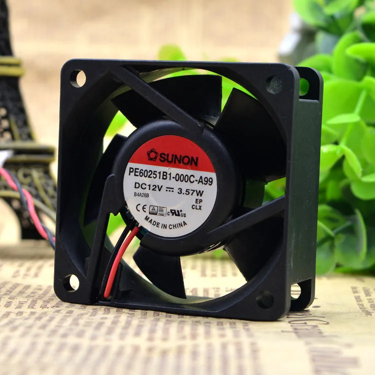 

НОВЫЙ ОРИГИНАЛЬНЫЙ PE60251B1-000C-A99 12 В 3,57 Вт 6025 60*60*25 мм ОХЛАЖДАЮЩИЙ ВЕНТИЛЯТОР