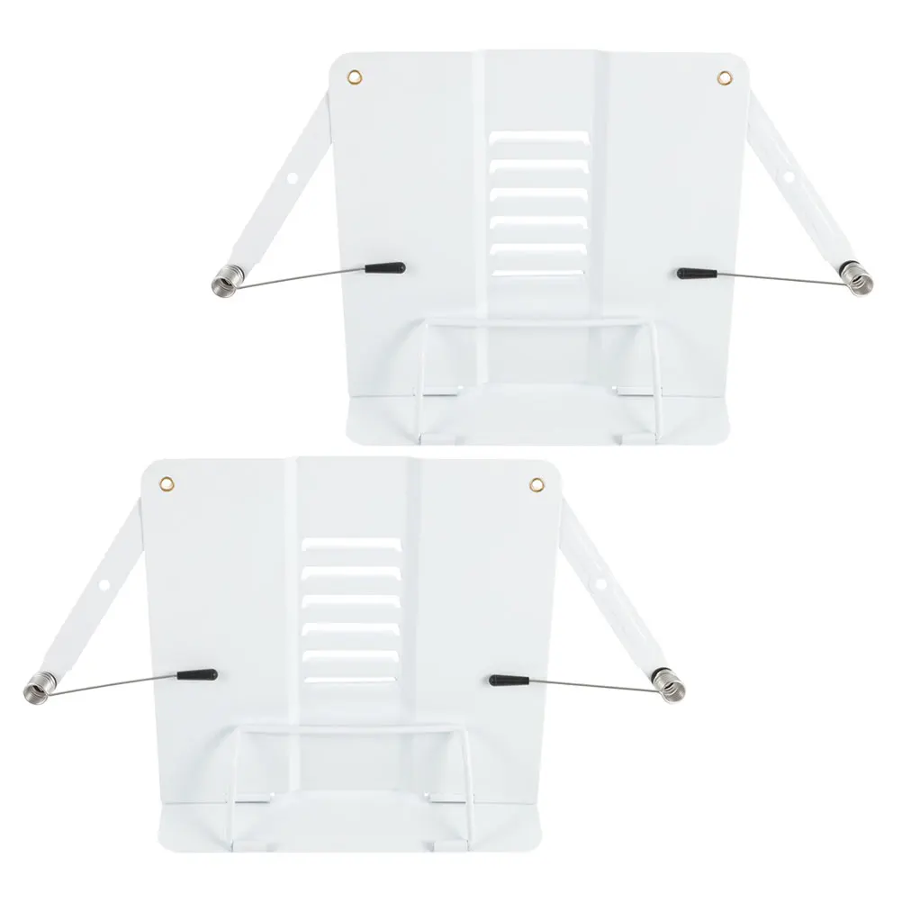 

2pcs Reading Rack Adjustable Desktop Book Holder Simple Bookshelf For School Student Reading Stand Iron Book Rest Rack For Home