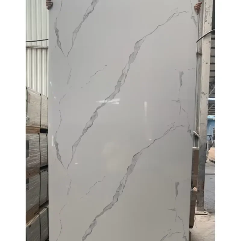 2026 Factory Wholesale UV Stone Plastic Wall Board 3D Faux Stone PET Marble PVC Panel Fireproof Customized 7.10