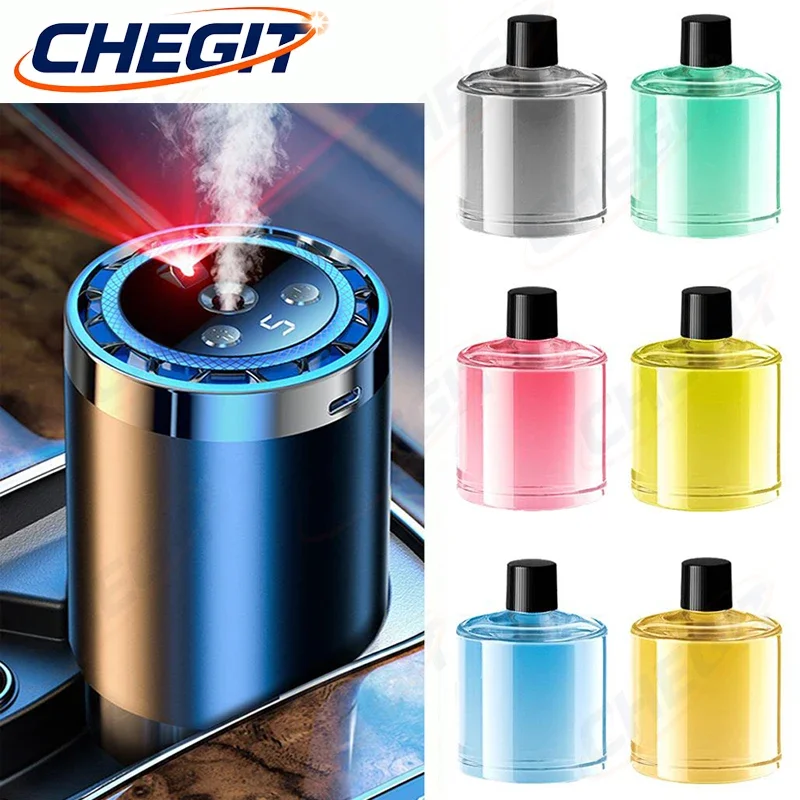 Ambientador inteligente para coche, ambientador ajustable con olor a coche, aroma automático para coche, cielo estrellado, luz ambiental para techo, accesorios para coche
