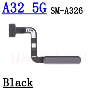 Bilashmart BackShell Fingerprint Menu Recognition Sensor With Volume Button Power Switch On Off Button Flex Cables Samsung A32 5G A326B A325F