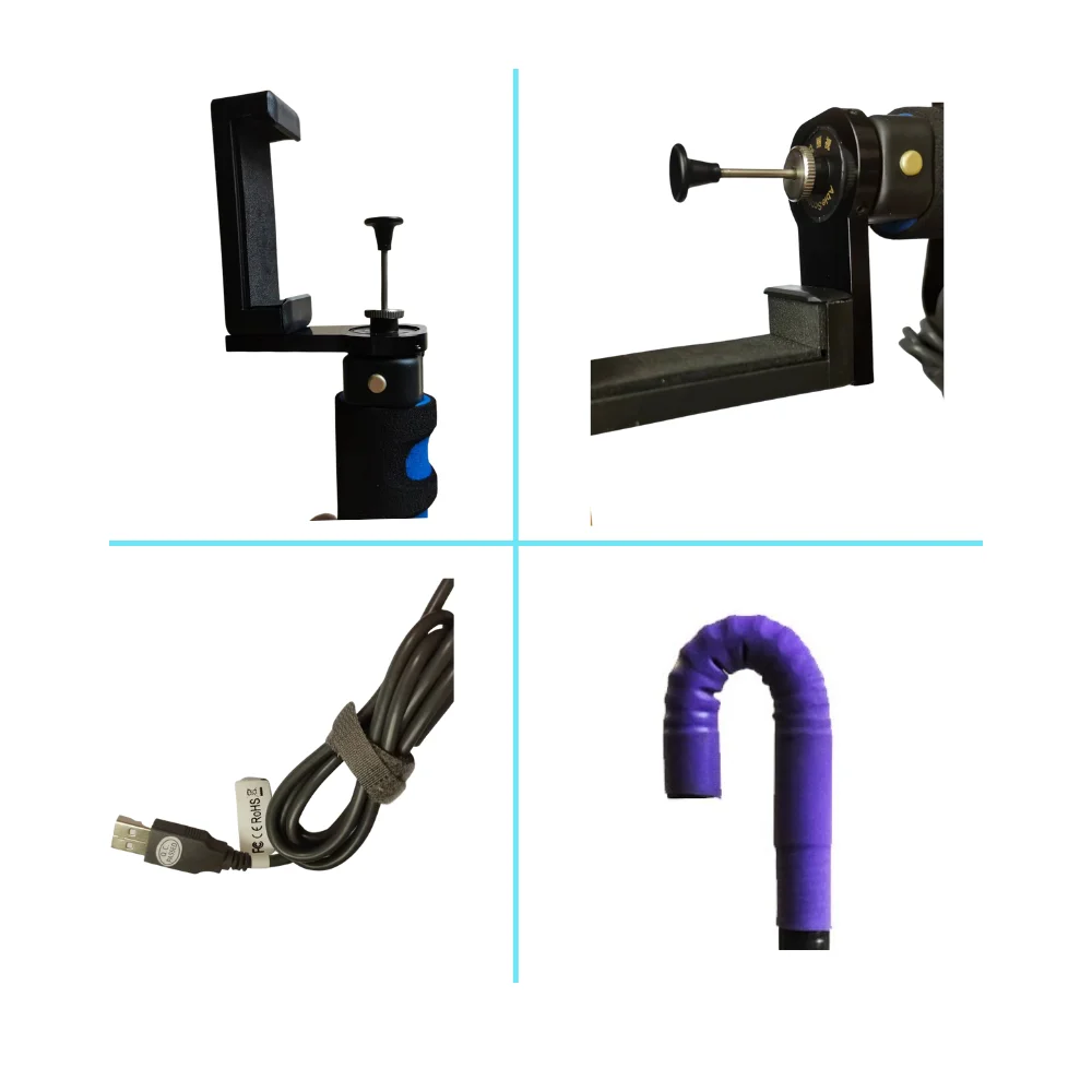 8.5mm 180 Degree Steering Inspection Camera Wireless Rotable Industrial Endoscope  8 LED with Tool Case