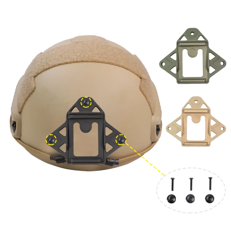 

BOOIU Night Vision Device Stand FAST Helmet Base NVG Stand Quick Installation Helmet Base For Night Vision Helmet Accessories