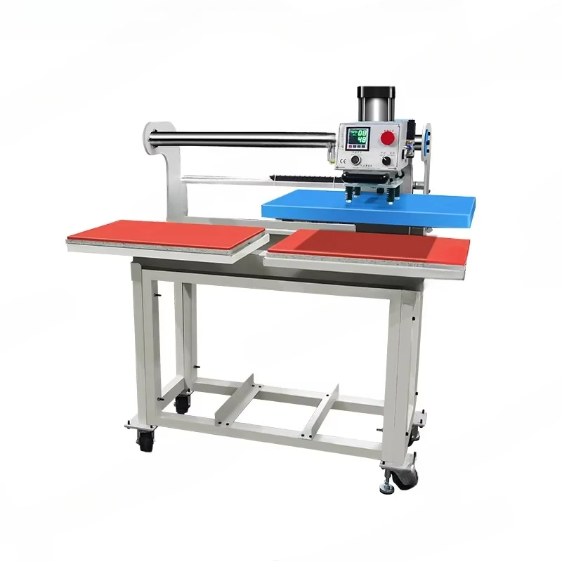 Full-Automatic Slide-up Double-Station Air-Operated Heat Press Machine