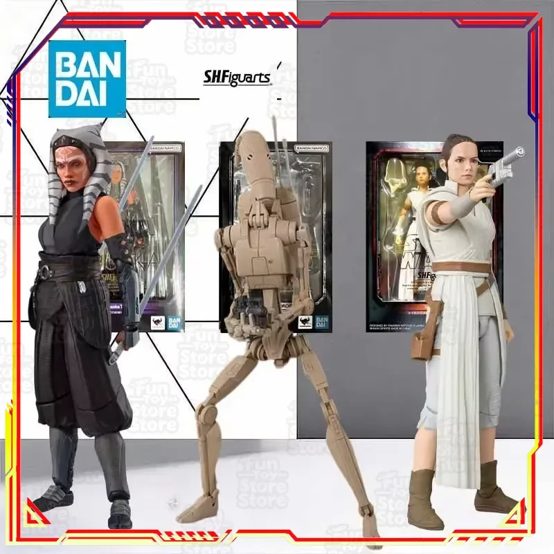 figura-de-accion-bandai-shfiguarts-ahsoka-tano-de-star-wars-150-mm-articulada-de-pvc-y-abs-coleccionable-con-traje-de-tela-serie-de-peliculas