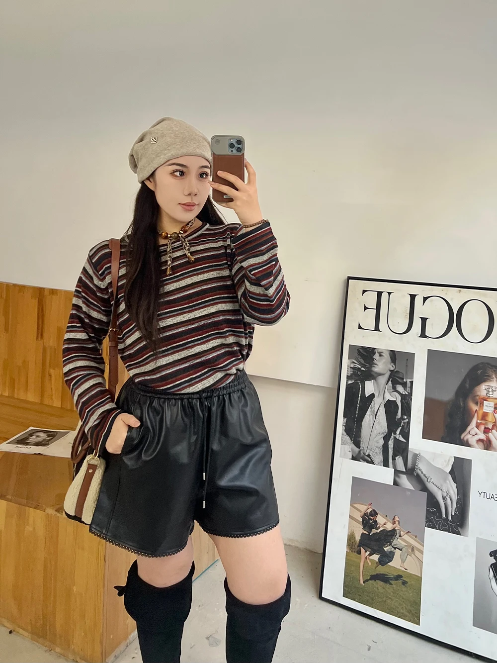 

plus Size Women's Knitted Wool Sweater Soft Lazy Striped Knitwear Korean Sle Winter Faionable Loose Fit Overhead Top