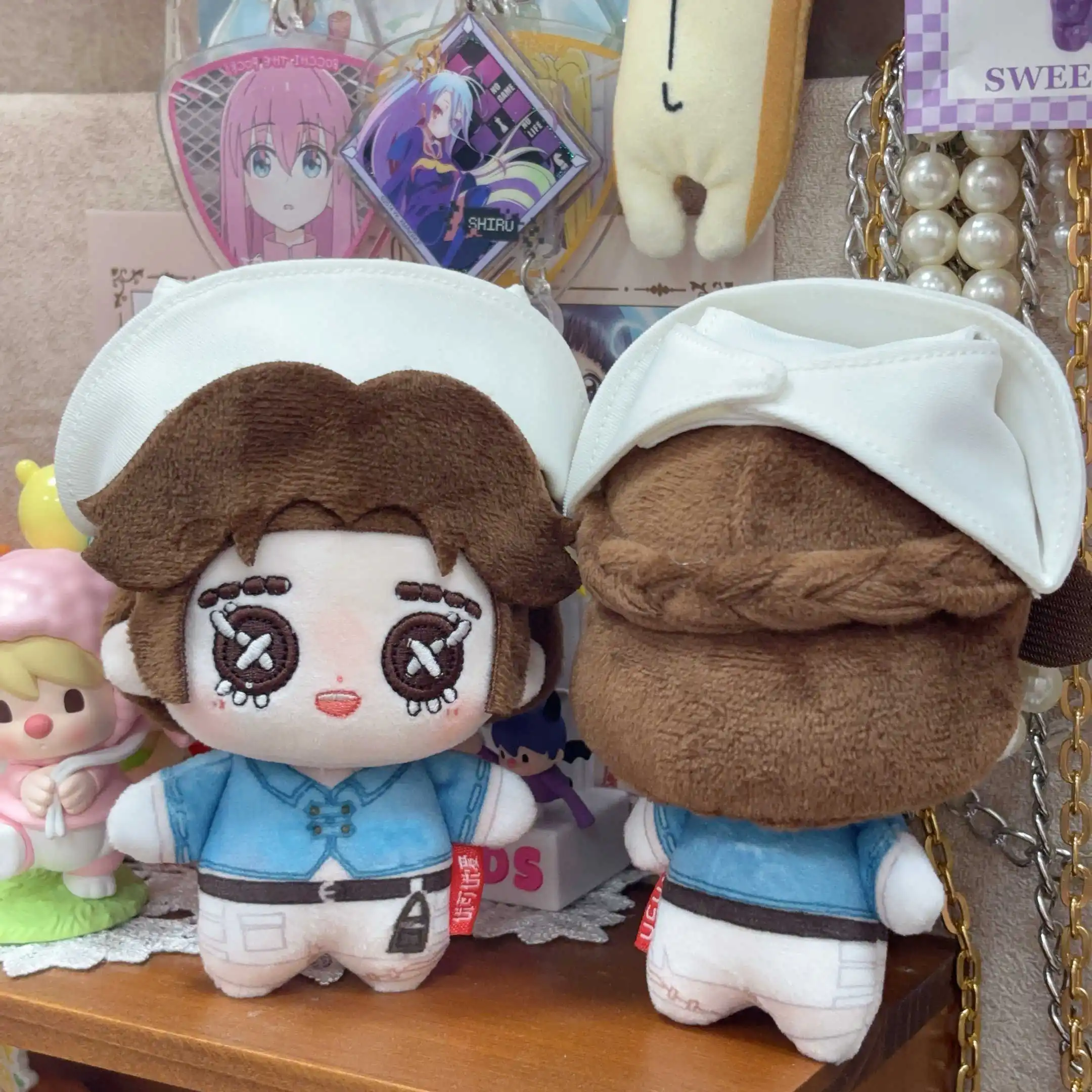 

Original Game Identity Ⅴ Emily Dyer 10CM Plush Doll Anime Adorable Girl Starfish Body Pendant Keychain Stuffed Toys Xmas Gift