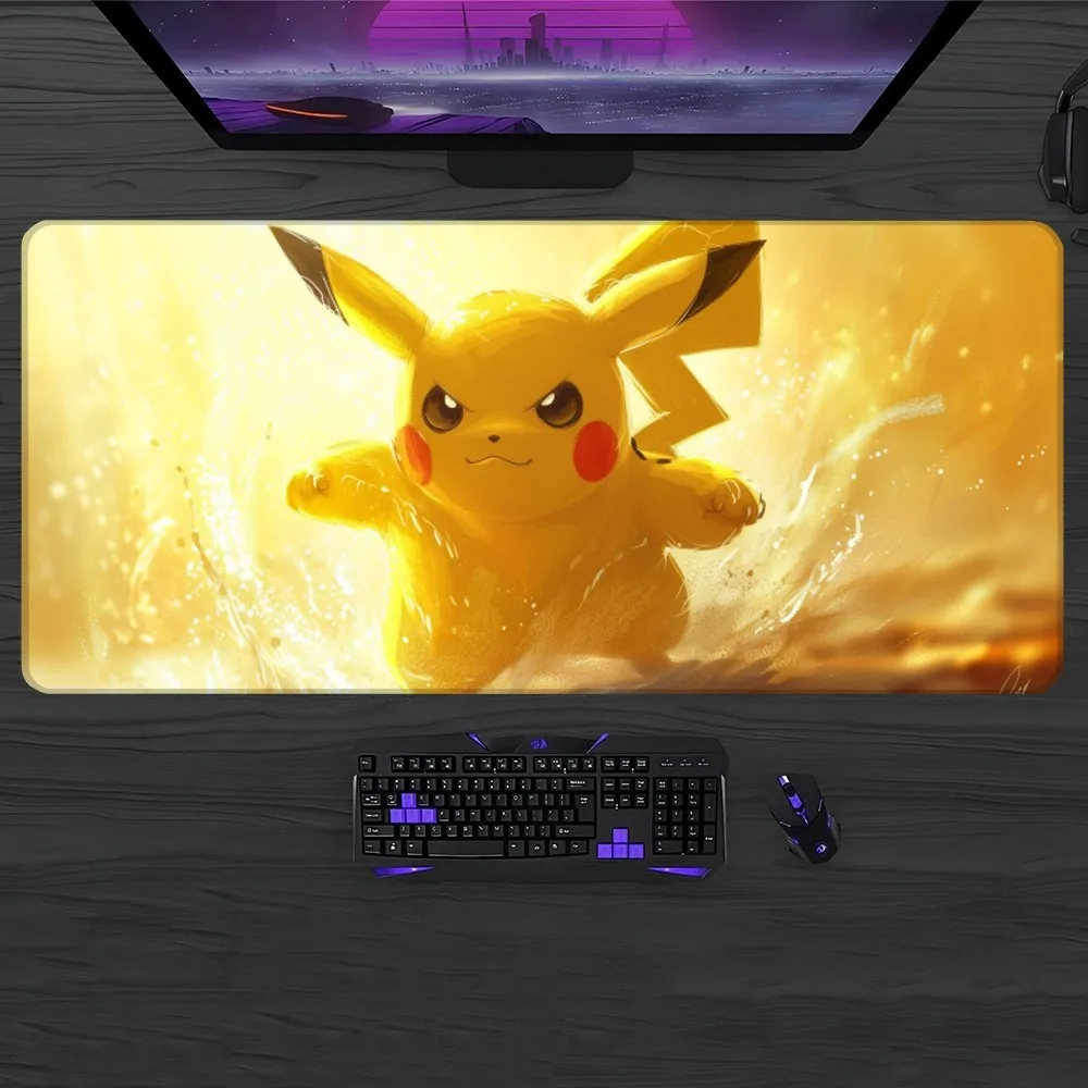 pokemon pikachu mouse pad gamer pc gaming acessorios rubber mat xxl deskmat mats teclado gabinete computador portatil gamer 01