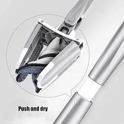 Wet & Dry Adjustable X-Shaped Twist Floor Cleaning Mop Long Handle 360 Rotatable Glass Cleaner Squeeze Wiper Cleaning Hardwood