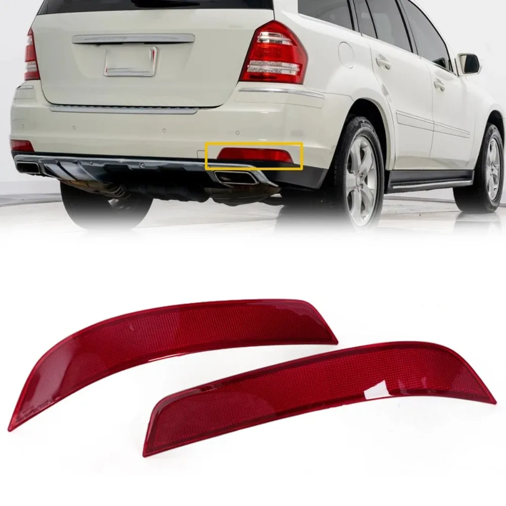 Rear Bumper Reflector Brake Light Cover Tail For Mercedes Benz GL-class X164 ML320 ML350 ML 2010 2011 2012 2013 1648200974