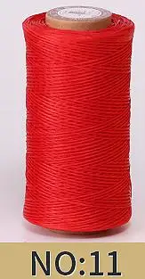 Leder Handwerk DIY Projekt 150d Leder Nähen Polyester Flach wachs Schnur Durchmesser 0,8mm 50 Meter