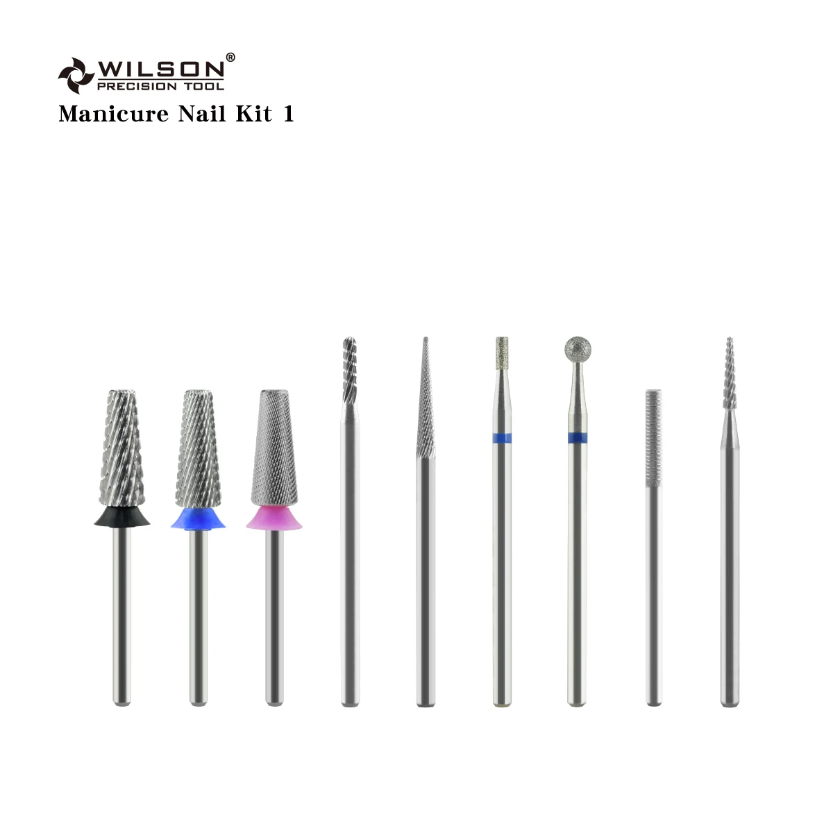 

WILSON Nail Drill Bits Kit Accessories/Tools/Manicure/Drill Bits Durable nail bit drill