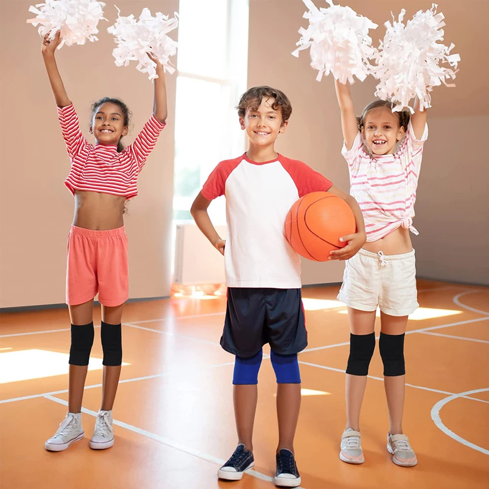 Genouillères de soutien pour enfants, genouillères pour enfants, basket-ball, volley-ball, sports, 1 paire