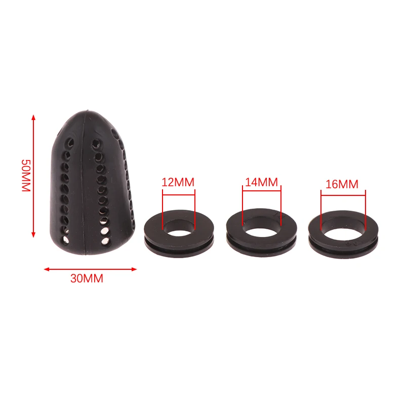 1Set Siliconen Waterpijp Demper Verstelbare Maat Chooes Uitlaat Shisha Accessoires