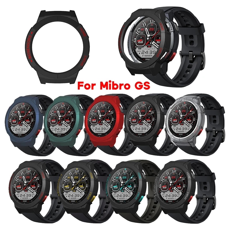 Case-Comfortable Frame Protector-Cover for MIBRO GS Anti-scratch Watch Housing